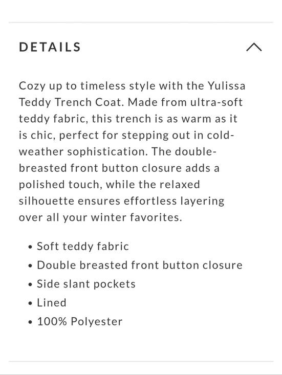 Vici Camel Teddy Long Coat - Plush Open-Front Women's Jacket - Picture 4 of 5